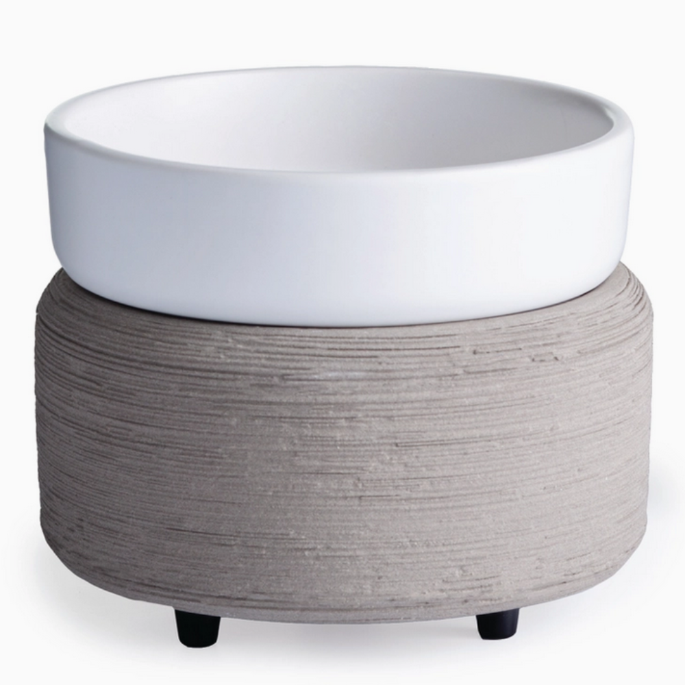 Lampe à parfum électrique 2 en 1 GRAY TEXTURE – Candle Warmers®