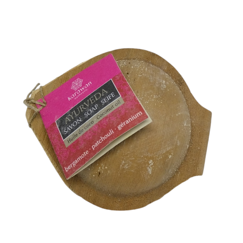SAVON SOLIDE AYURVEDIQUE - BERGAMOTE - 100g