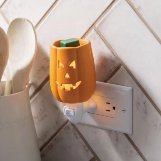 CANDLE WARMERS® - Lampe électrique JACK O`LANTERN orange pour cire de soja