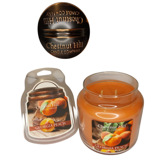 Cire de soja parfumée 99g - PÊCHE DE GÉORGIE - Chestnut Hill candle company