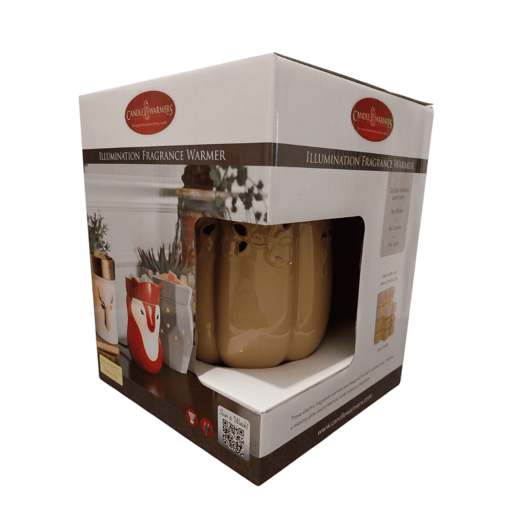 Lampe chauffe-cire parfumée électrique FALL HARVEST citrouille - CANDLE WARMERS® Déco et Senteur du Monde