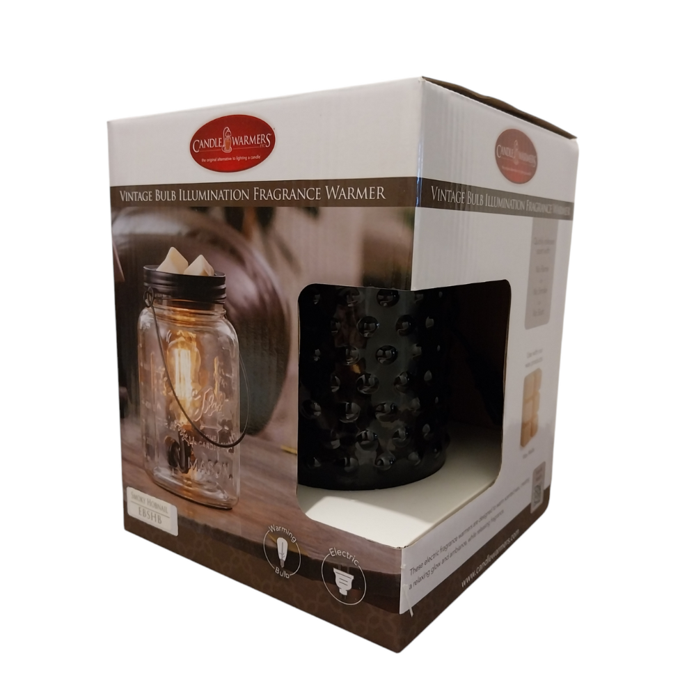 CANDLE WARMERS® - Lampe chauffe-cire parfumée électrique SMOKEY HOBNAIL Edison