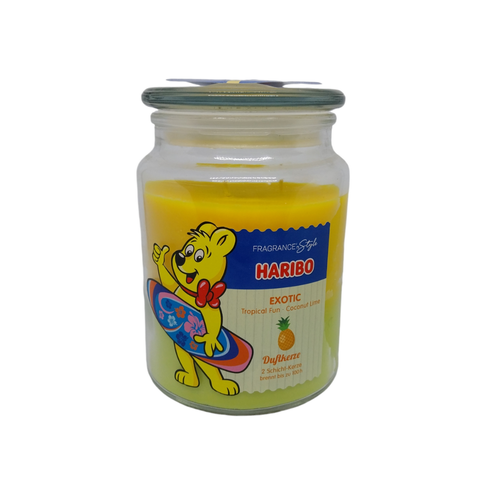 Bougie parfumée Haribo 2en1 510 g - Exotic