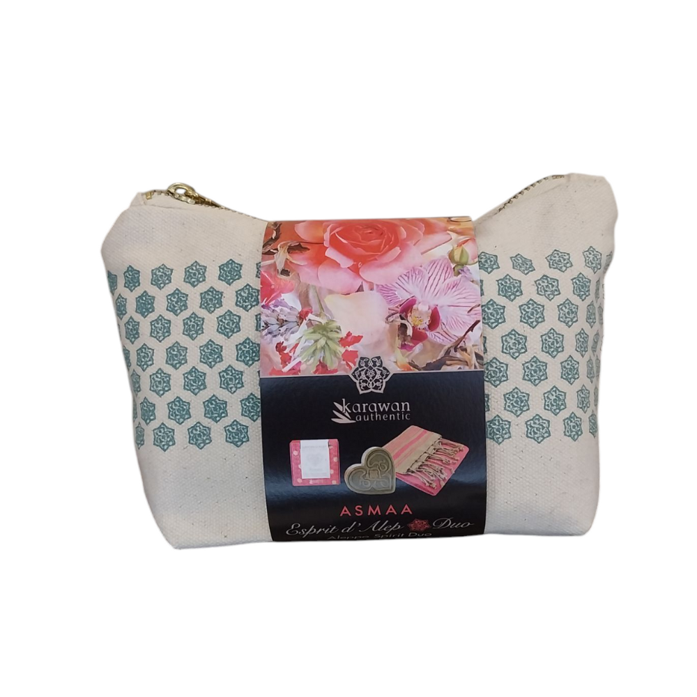 Petite trousse cadeau bien-être asmaa - esprit d'alep duo