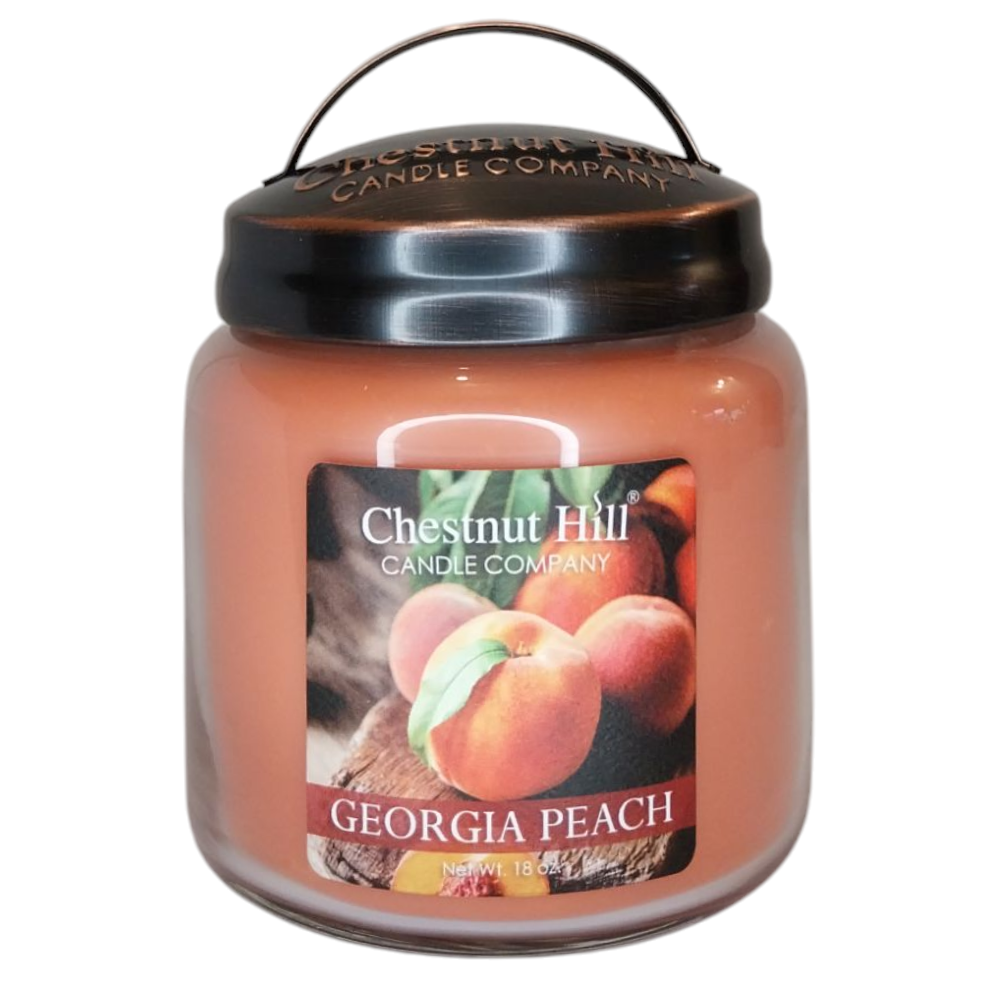 Bougie parfumée cire de soja 450g - GEORGIA PEACH - Chestnut Hill candle company