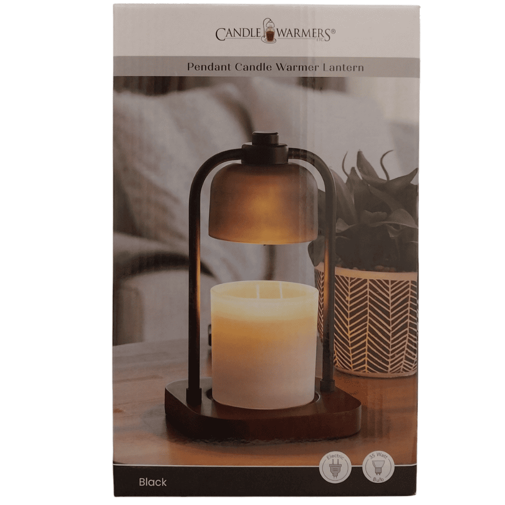 Lampe électrique suspendue noir pour bougies parfumées CANDLE WARMERS