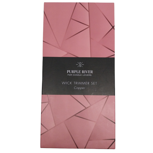 Accessoires pour bougies coffret cadeau ciseaux et extincteur de bougies - Cuivre