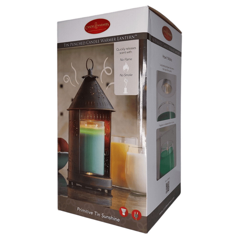 Lanterne électrique en métal SUNSHINE pour bougies parfumées CANDLE WARMERS®