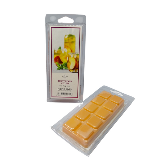 Cire parfumée de soja - Fruity Peach Iced Tea Purple River 50 g