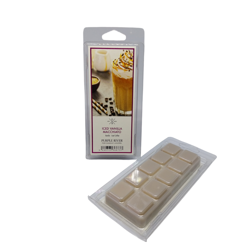 Cire parfumée de soja - Iced Vanilla Macchiato Purple River 50 g