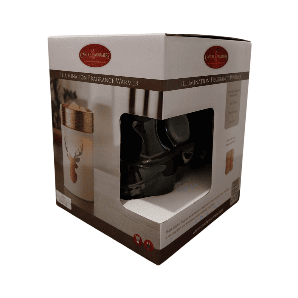 Lampe chauffe-cire parfumée électrique Crâne Céramique - CANDLE WARMERS® Déco et Senteur du Monde