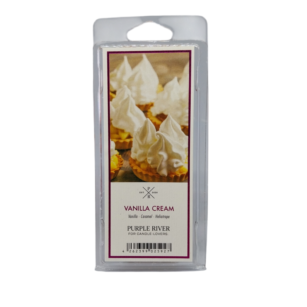 Cire de soja parfumée - Vanilla Cream Purple River 50 g