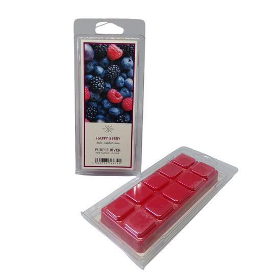 Cire parfumée de soja - Happy Berry Purple River 50 g