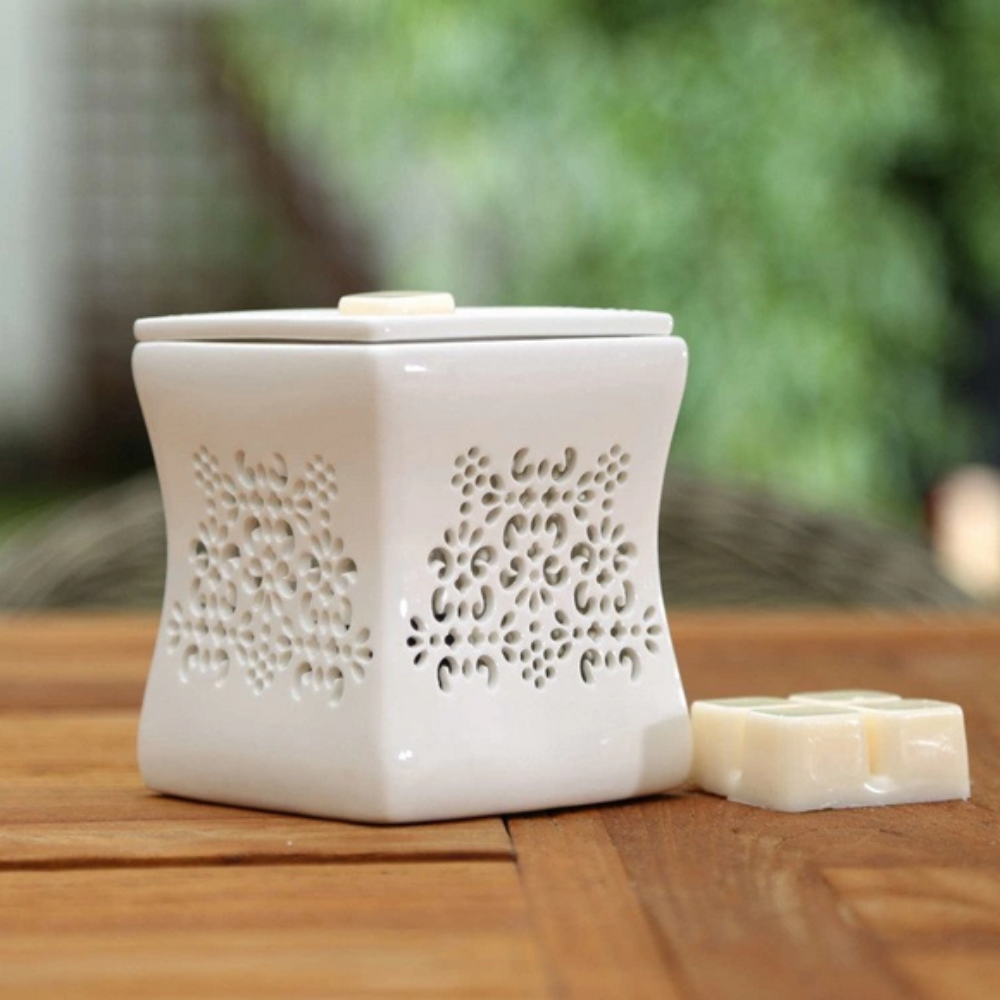 Brûle parfum électrique Nata - blanc Candle Brothers