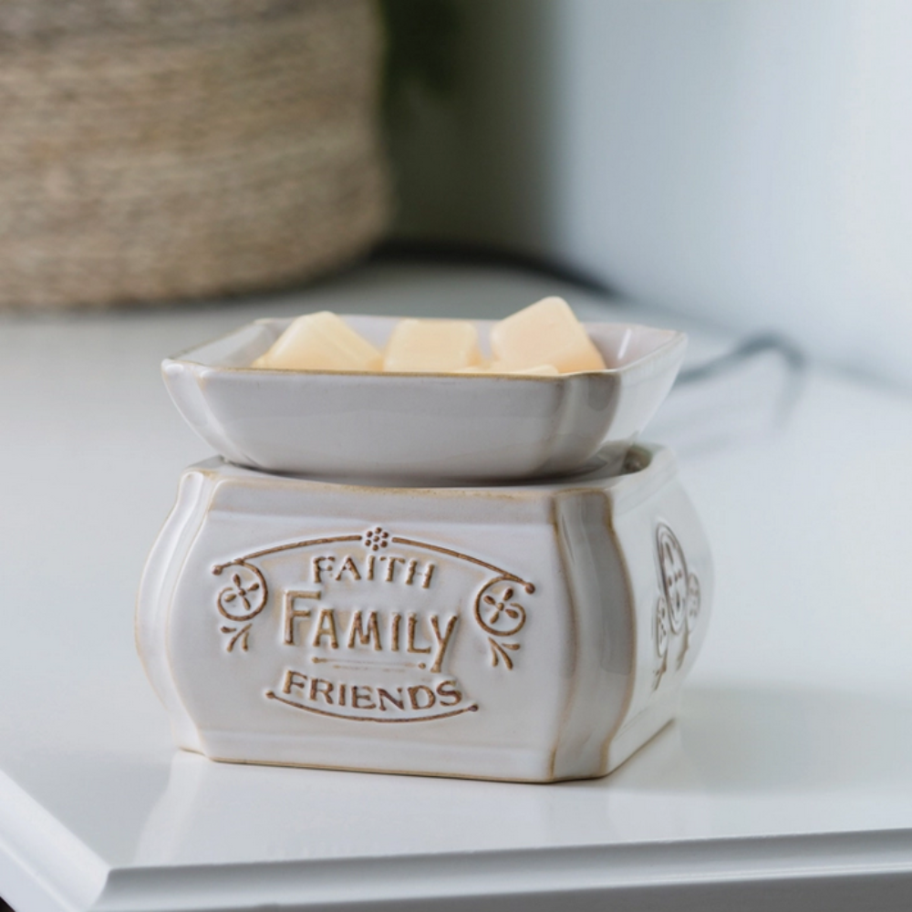 Lampe à parfum électrique 2 en 1 Faith Family Friends – Candle Warmers®