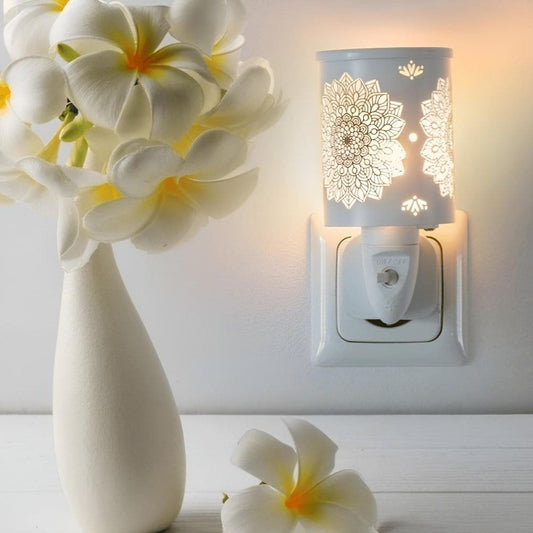 Brûle parfum électrique motif Mandala illuminé Candle Brothers