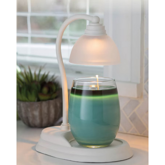 Lampe électrique Blanche AURORA pour bougies parfumées CANDLE WARMERS®