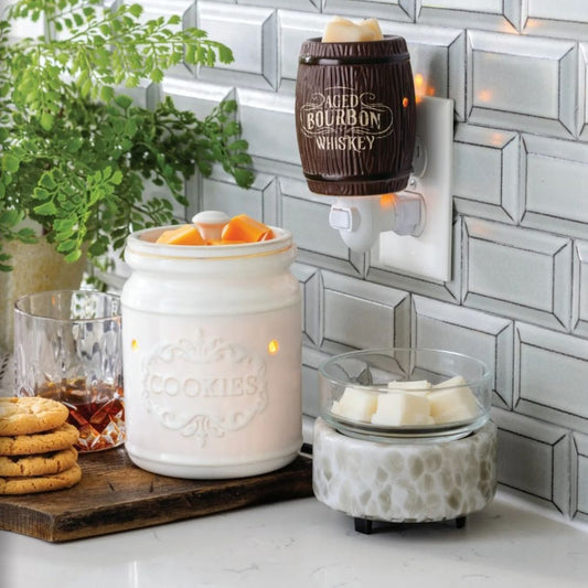 Lampe chauffe-cire Classic Cookie Jar – détail design inscription Cookies et décoration