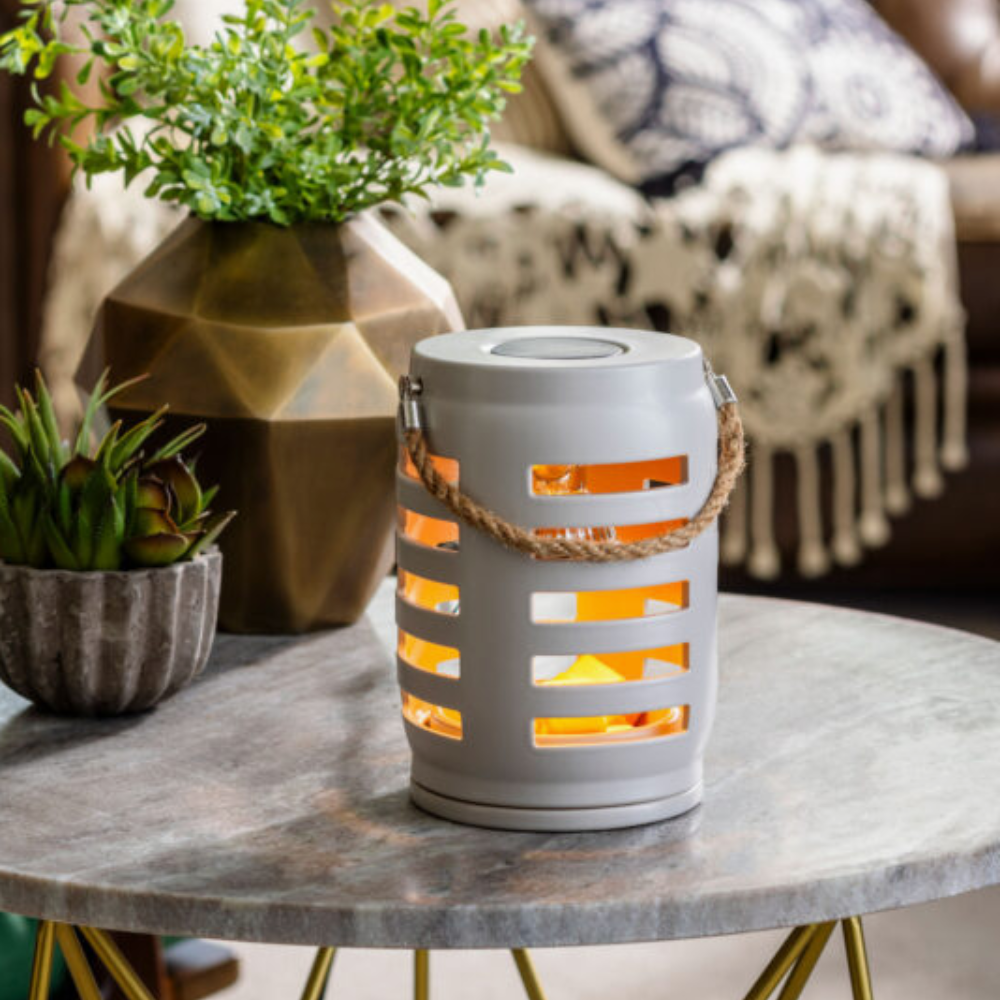 Brûleur électrique Shutter Lantern avec fondant parfumé – ambiance chaleureuse et apaisante