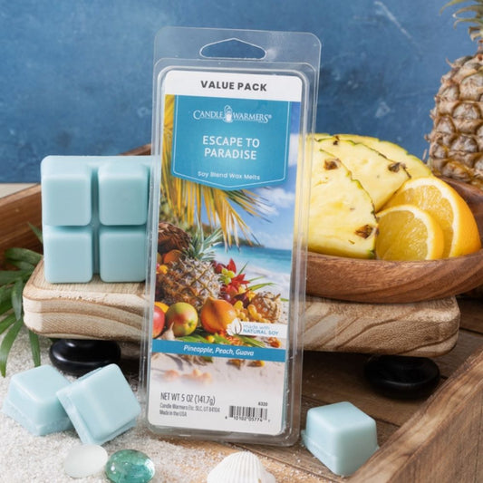 CANDLE WARMERS® Cire parfumée ESCAPE TO PARADISE 140g