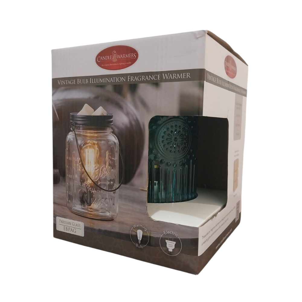Coffret cadeau de la lampe chauffe-cire Turquoise Parisienne – Candle Warmers