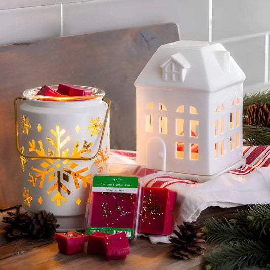 Lampe électrique chauffe-cire Canopy MAISON PORCELAINE - CANDLE WARMERS® Déco et Senteur du Monde