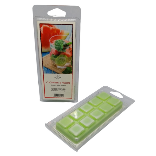 Cire parfumée de soja - Cucumber Melon Purple River 50 g