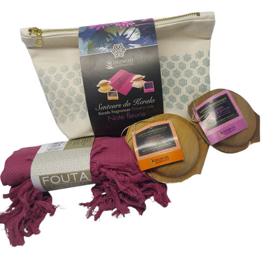 Grande trousse bien-être Ayurvéda - Senteur du Kerala note fleurie