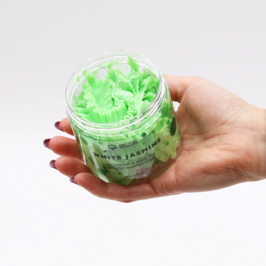 Savon Crème Fouettée 120g - Jasmin & Thé Blanc - Groseille