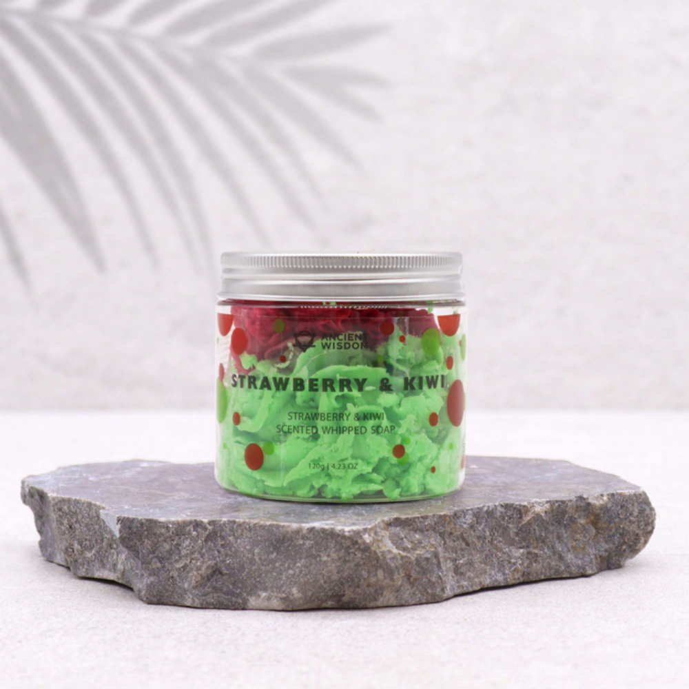 Savon Crème Fouettée 120g - Fraise & Kiwi