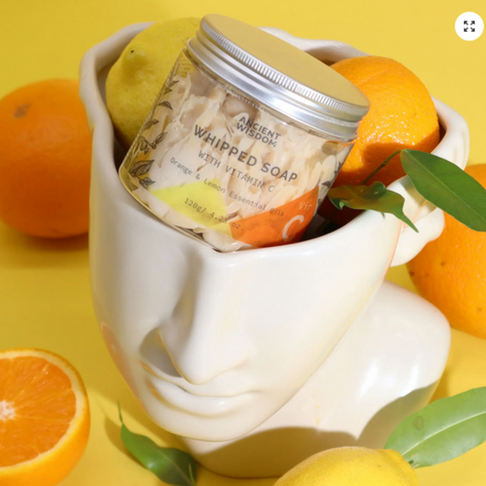 Savon fouetté 120g aromathérapie à la vitamine C