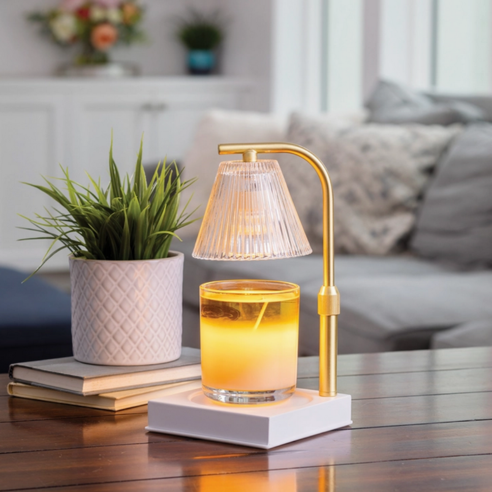 Lampe électrique pour bougies parfumées GOLD LUNA 35W or CANDLE WARMERS®