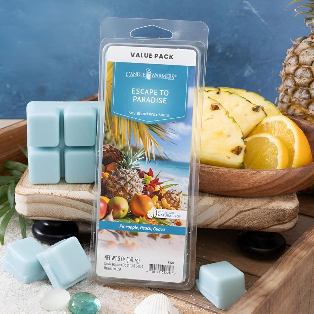 Cire de soja parfumée ESCAPE TO PARADISE 140g CANDLE WARMERS® Déco et Senteur du Monde