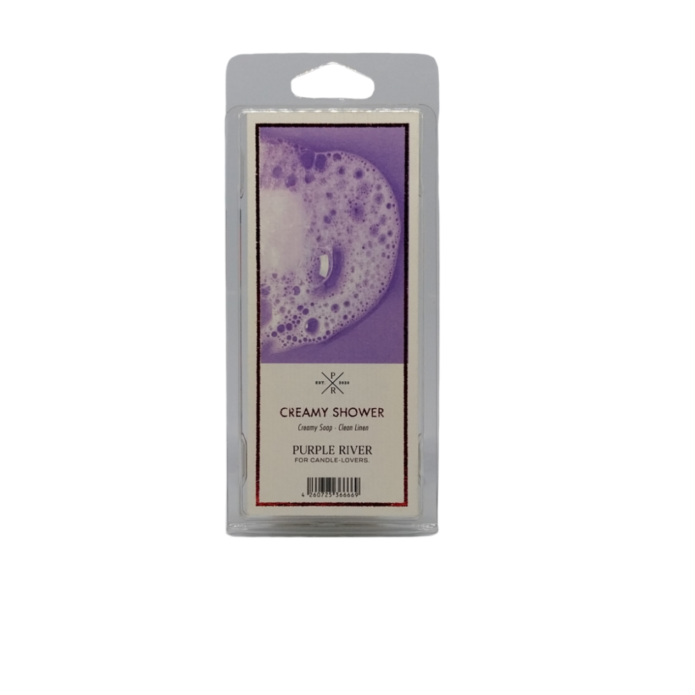 Cire parfumée de soja - Creamy Shower Purple River 50 g