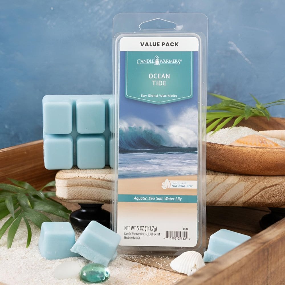 Cire de soja parfumée OCEAN TIDE 140g CANDLE WARMERS® Déco et Senteur du Monde