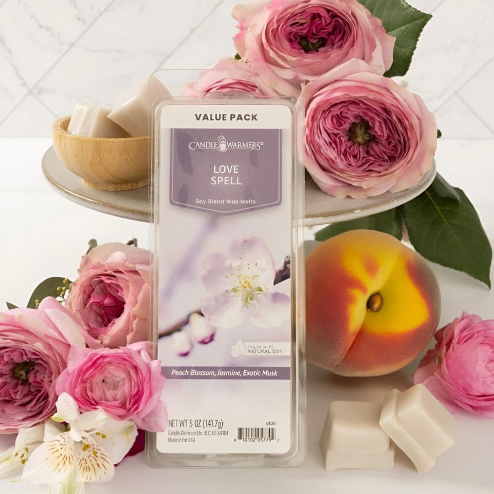 Cire de soja parfumée LOVE SPELL 140g CANDLE WARMERS® Déco et Senteur du Monde