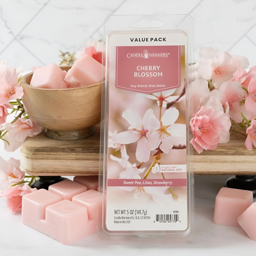 Cire de soja parfumée FLEUR DE CERISIER 140g CANDLE WARMERS® Déco et Senteur du Monde