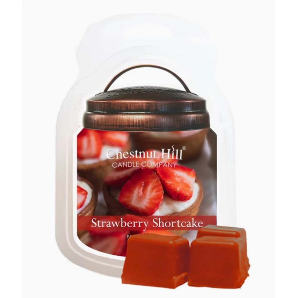 Cire de soja parfumée 99g - FRAISE SHORTCAKE - Chestnut Hill candle company