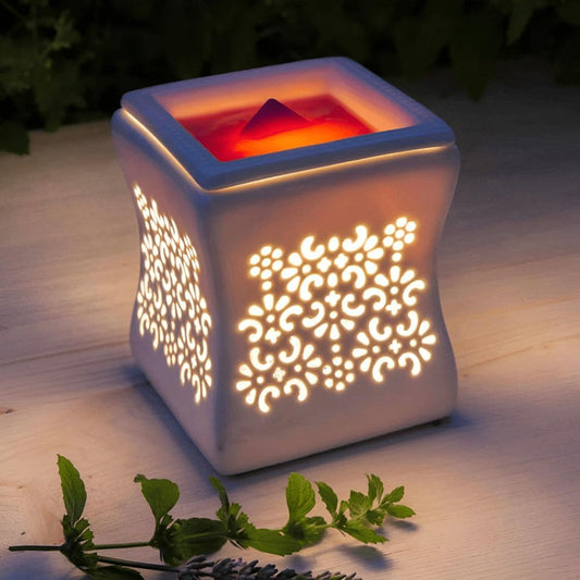 Brûle parfum électrique Nata - blanc Candle Brothers