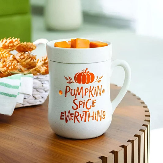 Lampe chauffe-cire parfumée électrique PUMPKIN SPICE CANDLE WARMERS® Déco et Senteur du Monde