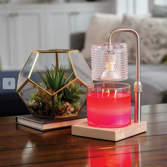 Lampe électrique pour bougies parfumées SILVER HOBNAIL 35W CANDLE WARMERS®