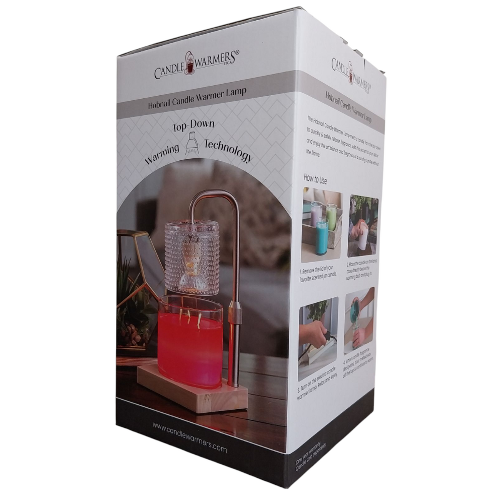 Lampe électrique pour bougies parfumées SILVER HOBNAIL 35W CANDLE WARMERS®