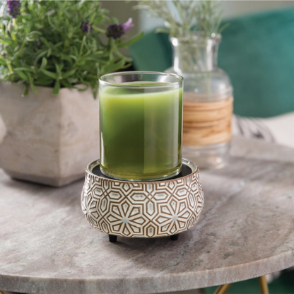 Lampe à parfum électrique 2 en 1 BRONZE GÉOMÉTRIQUE – Candle Warmers®