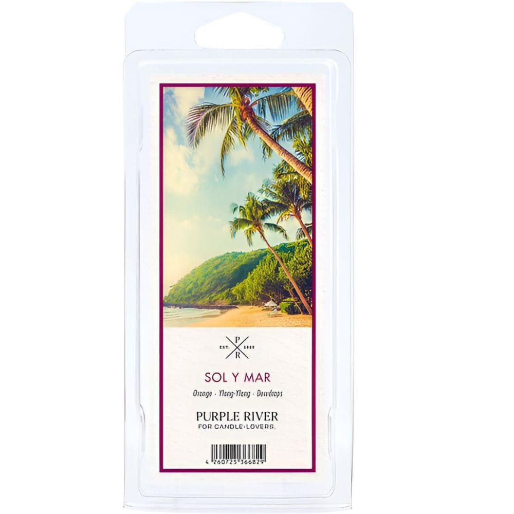 Cire parfumée de soja - Sol y Mar Purple River 50 g Déco et Senteur du Monde