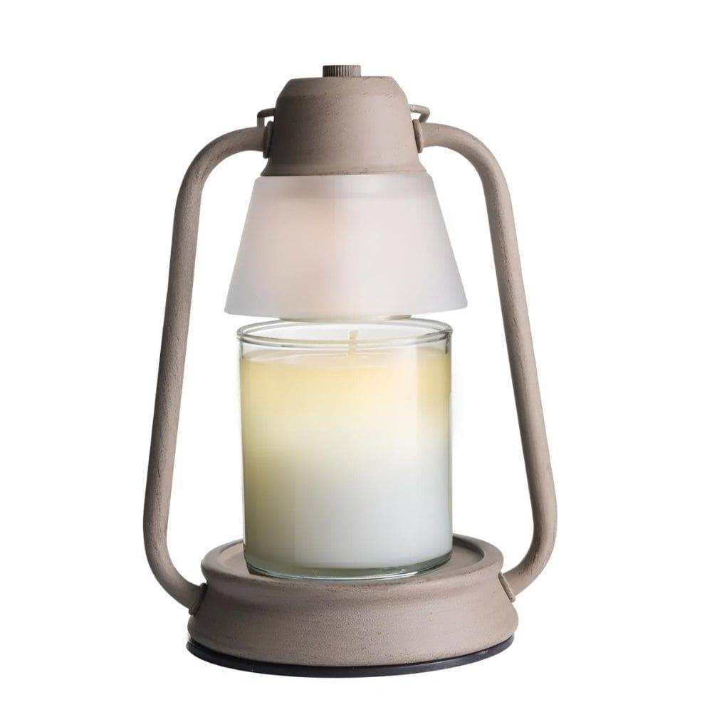 Lanterne électrique BEACON taupe pour petites bougies parfumées CANDLE WARMERS®