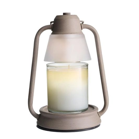 Lanterne électrique BEACON taupe pour petites bougies parfumées CANDLE WARMERS®