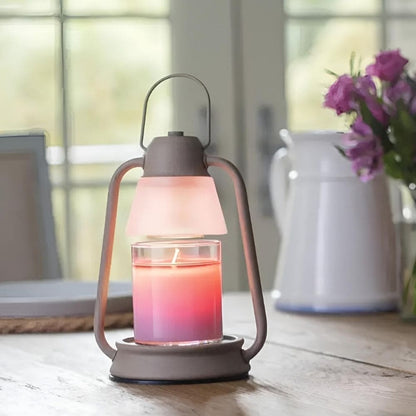Lanterne électrique BEACON taupe pour petites bougies parfumées CANDLE WARMERS®