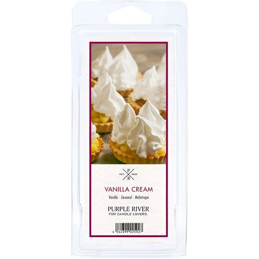 Cire de soja parfumée - Vanilla Cream Purple River 50 g