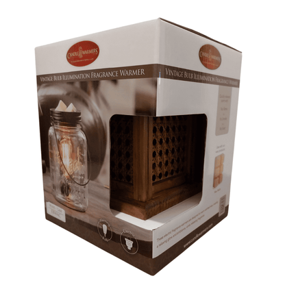 Lampe chauffe-cire parfumée électrique WOOD & CANNE Edison Bulb - CANDLE WARMERS® Déco et Senteur du Monde