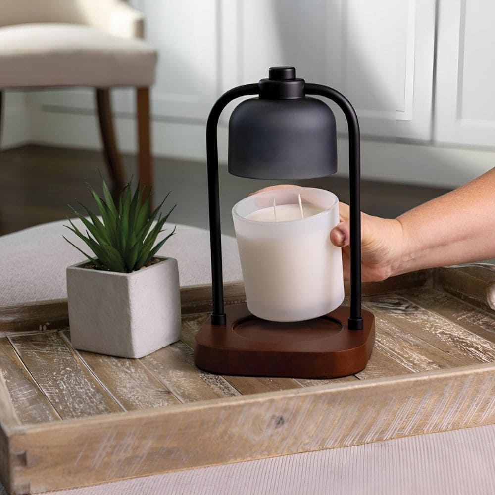 Lampe électrique suspendue noir pour bougies parfumées CANDLE WARMERS